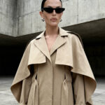 Cape Trench Jacket - Beige