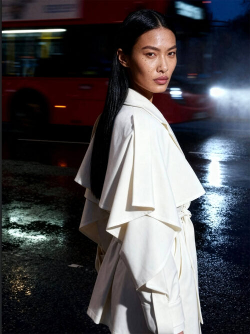 Cape Trench Jacket - Off White