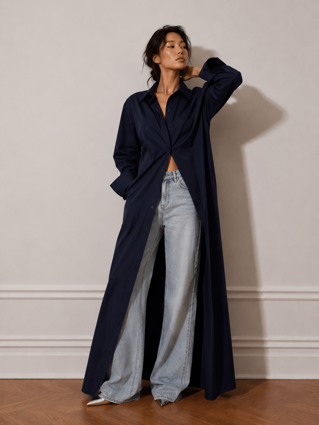 Azure Wrap Shirt (3)