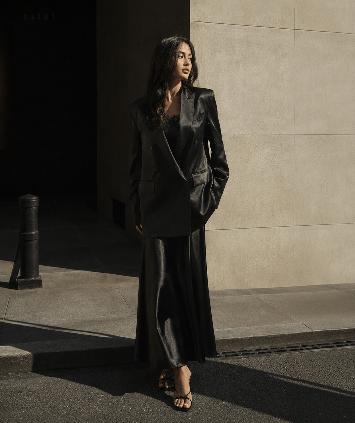 Noiré Silk Satin Set Noiré Silk Satin Set