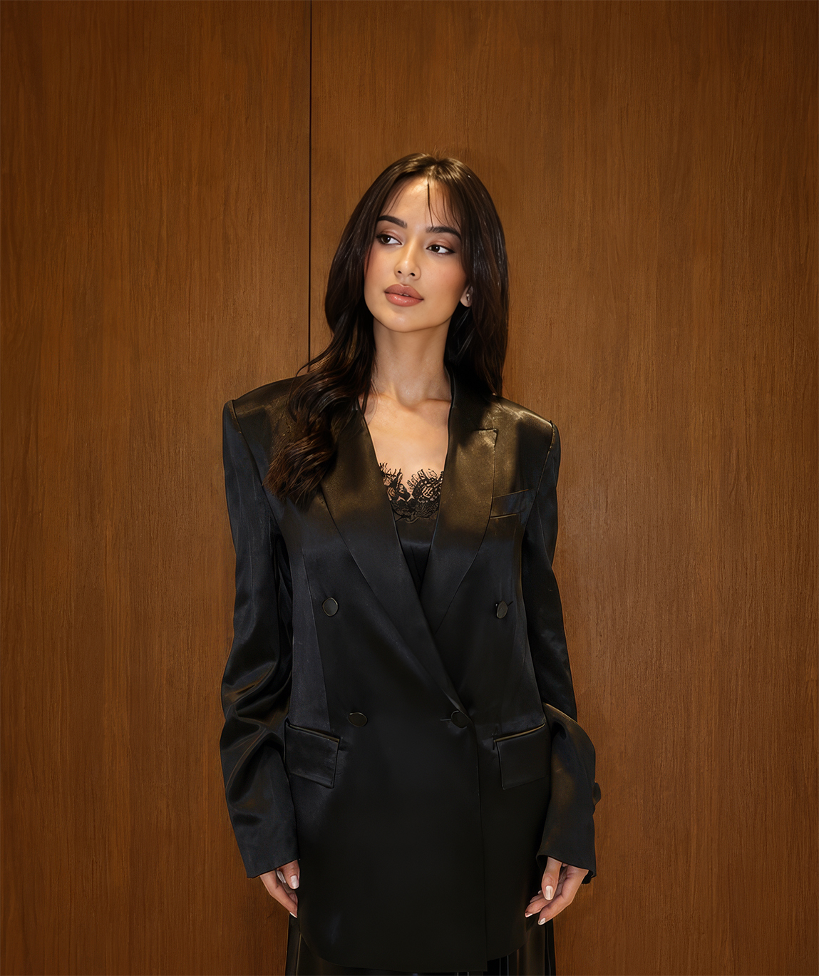 Noiré Silk Satin Set Noiré Silk Satin Set